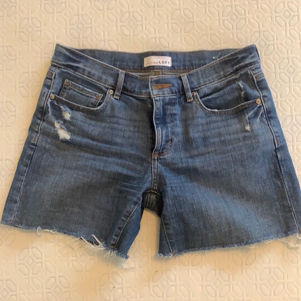 Loft denim shorts